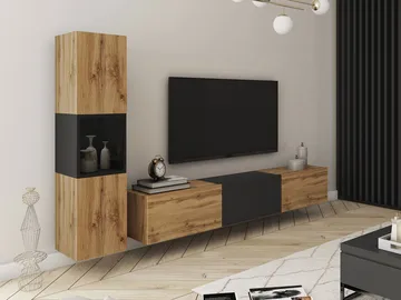 Bergfelde Tv-Enhet 2-delar - Förvaring - Förvaringsmöbler - Möbelset för vardagsrum