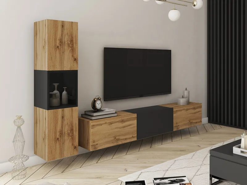 Bergfelde Tv-Enhet 2-delar - Förvaring - Förvaringsmöbler - Möbelset för vardagsrum