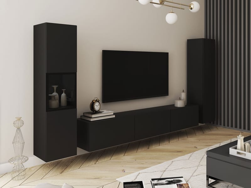 Bergfelde Tv-Enhet 3-delar - Förvaring - Förvaringsmöbler - Möbelset för vardagsrum