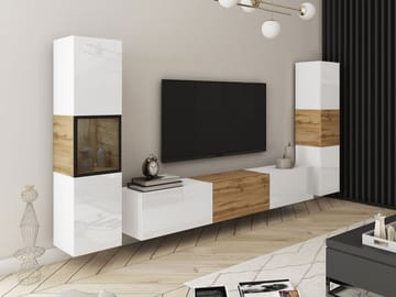 Bergfelde Tv-Enhet 3-delar - Förvaring - Förvaringsmöbler - Möbelset för vardagsrum