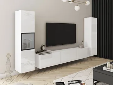 Bergfelde Tv-Enhet 3-delar - Förvaring - Förvaringsmöbler - Möbelset för vardagsrum