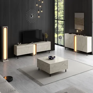 Berriaren Konsolbord 155 cm - Travertin - Förvaring - Förvaringsmöbler - Sideboard & skänk