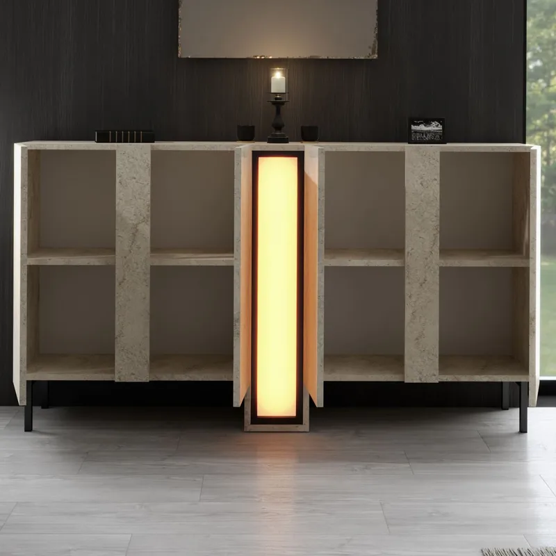 Berriaren Konsolbord 155 cm - Travertin - Förvaring - Förvaringsmöbler - Sideboard & skänk
