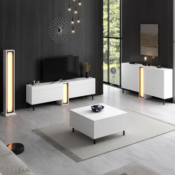 Berriaren Konsolbord 155 cm - Vit - Förvaring - Förvaringsmöbler - Sideboard & skänk