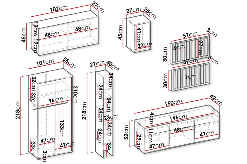 Besta Möbelset För Vardagsrum - Brun/Beige - Förvaring - Förvaringsmöbler - Möbelset för vardagsrum