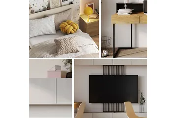 Besta Möbelset För Vardagsrum - Brun/Beige - Förvaring - Förvaringsmöbler - Möbelset för vardagsrum