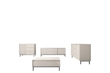 Bjurholm Möbelset För Vardagsrum - Beige - Förvaring - Förvaringsmöbler - Möbelset för vardagsrum