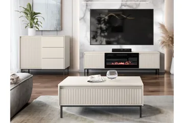 Bjurholm Möbelset För Vardagsrum - Beige - Förvaring - Förvaringsmöbler - Möbelset för vardagsrum