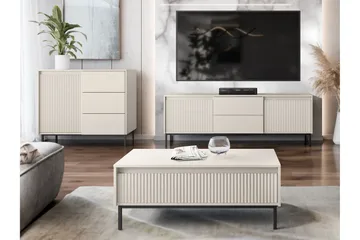 Bjurholm Möbelset För Vardagsrum - Beige - Förvaring - Förvaringsmöbler - Möbelset för vardagsrum