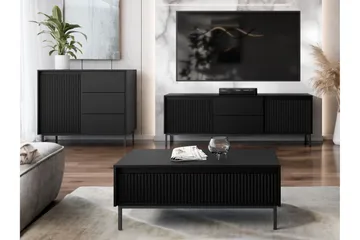 Bjurholm Möbelset För Vardagsrum - Svart - Förvaring - Förvaringsmöbler - Möbelset för vardagsrum