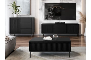 Bjurholm Möbelset För Vardagsrum - Svart - Förvaring - Förvaringsmöbler - Möbelset för vardagsrum