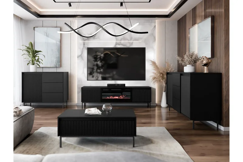 Bjurholm Möbelset För Vardagsrum - Vit - Förvaring - Förvaringsmöbler - Möbelset för vardagsrum