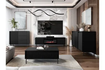 Bjurholm Möbelset För Vardagsrum - Vit - Förvaring - Förvaringsmöbler - Möbelset för vardagsrum