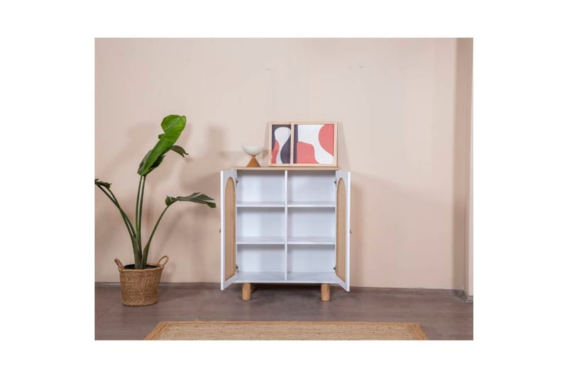 Bohem Skänk 90x41 cm - Natur/Vit - Förvaring - Förvaringsmöbler - Sideboard & skänk