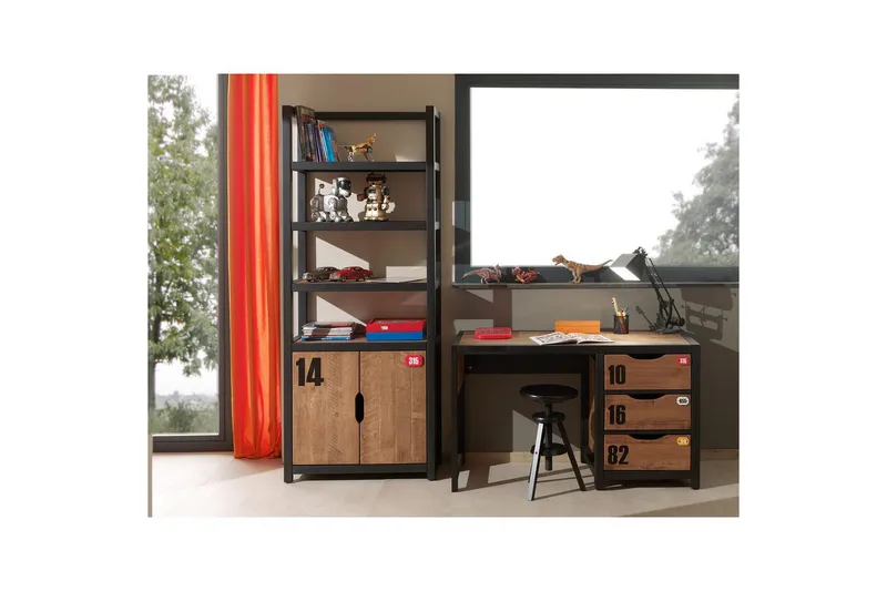 Bokhylla och Skrivbord Alex - Förvaring - Förvaringsmöbler - Möbelset för vardagsrum