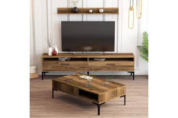 Brutorp Möbelset För Vardagsrum - Valnöt - Förvaring - Förvaringsmöbler - Möbelset för vardagsrum