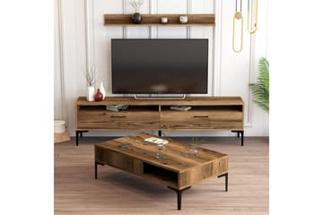 Brutorp Möbelset För Vardagsrum - Valnöt - Förvaring - Förvaringsmöbler - Möbelset för vardagsrum