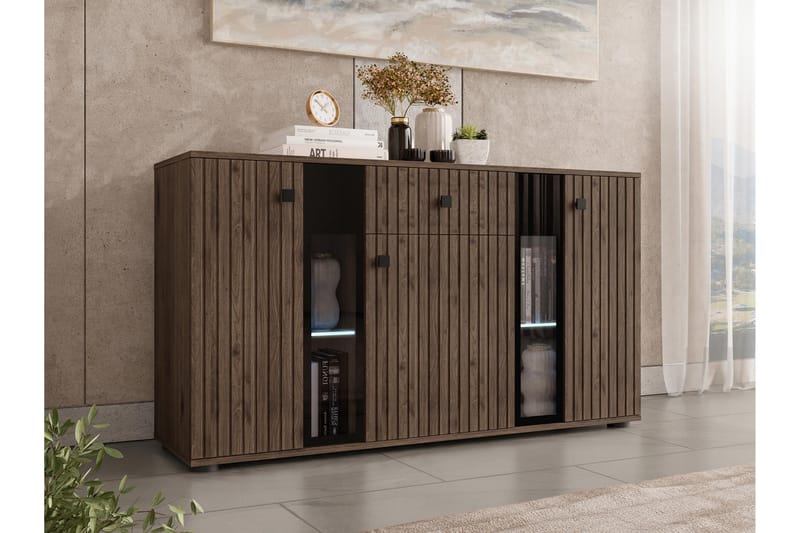 Bunta Skänk 141x41 cm - Brun - Förvaring - Förvaringsmöbler - Sideboard & skänk