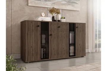 Bunta Skänk 141x41 cm - Brun/Vit - Förvaring - Förvaringsmöbler - Sideboard & skänk