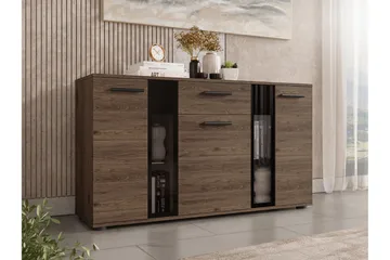 Bunta Skänk 141x41 cm - Brun/Vit - Förvaring - Förvaringsmöbler - Sideboard & skänk