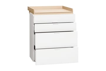 4You Byrå Vit - VOX - Förvaring - Förvaringsmöbler - Byrå