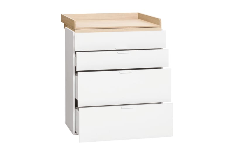 4You Byrå Vit - VOX - Förvaring - Förvaringsmöbler - Byrå