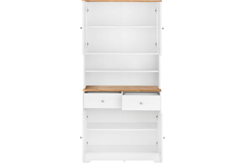 Adelynn Byrå m. Överskåp - Vit - Förvaring - Förvaringsmöbler - Byrå