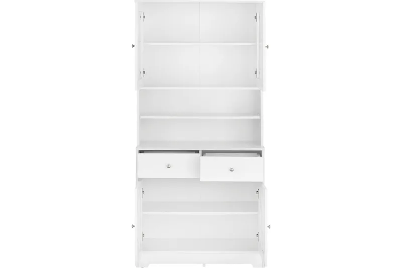 Adelynn Byrå m. Överskåp - Vit - Förvaring - Förvaringsmöbler - Byrå