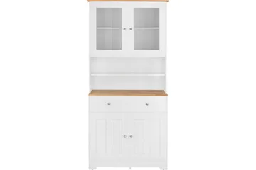 Adelynn Byrå m. Överskåp - Vit - Förvaring - Förvaringsmöbler - Byrå