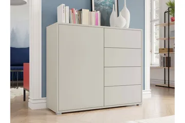 Agawal Byrå 100 cm - Beige - Förvaring - Förvaringsmöbler - Byrå