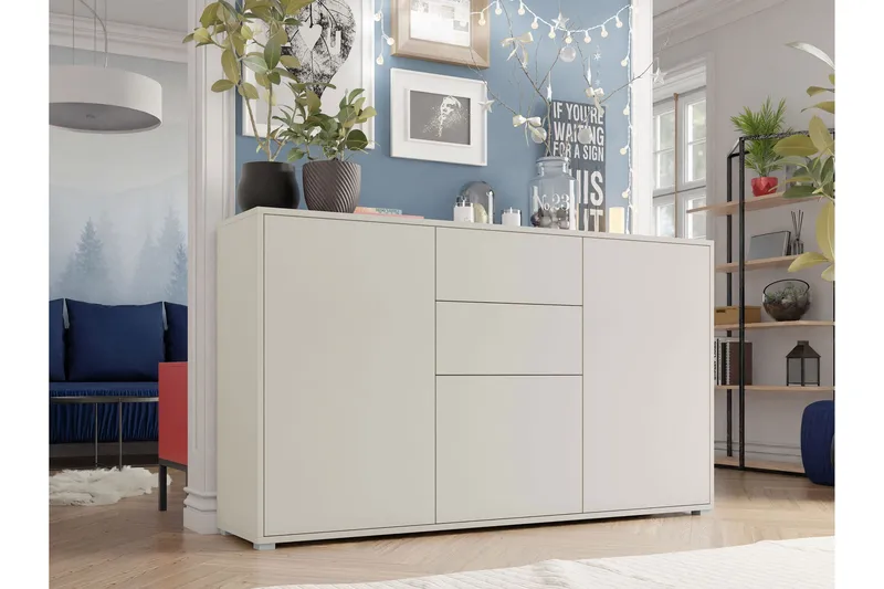 Agawal Byrå 141 cm - Beige - Förvaring - Förvaringsmöbler - Byrå