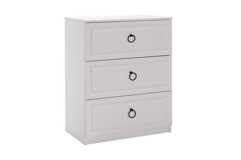 Byrå Ajra 72x93 cm Vit - Hanah Home - Förvaring - Förvaringsmöbler - Byrå - Hallbyrå