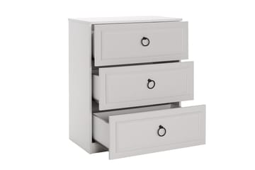 Byrå Ajra 72x93 cm Vit - Hanah Home - Förvaring - Förvaringsmöbler - Byrå - Hallbyrå