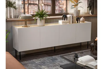 Akie Byrå 200 cm - Beige - Förvaring - Förvaringsmöbler - Byrå