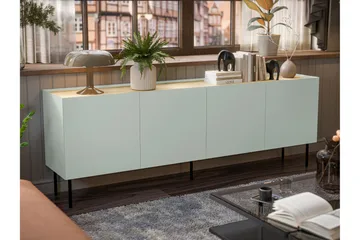 Akie Byrå 200 cm - Grön - Förvaring - Förvaringsmöbler - Byrå