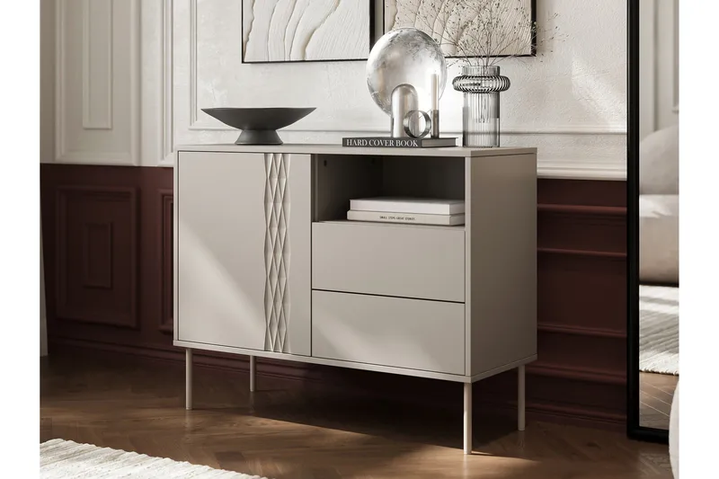 Akiko Byrå 100 cm - Beige - Förvaring - Förvaringsmöbler - Byrå