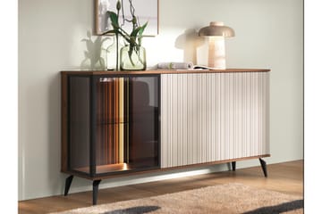 Akinari Byrå 154 cm - Brun/Beige - Förvaring - Förvaringsmöbler - Byrå