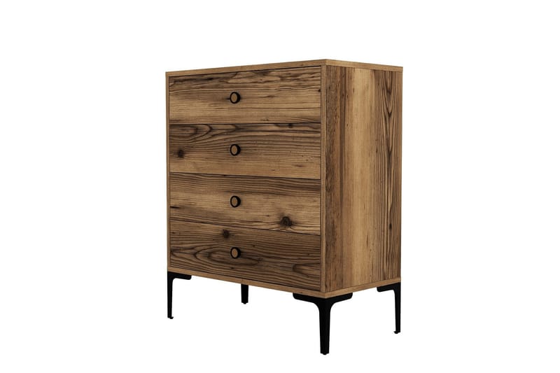 Ameias Byrå 76x90,7 cm Brun, Hanah Home