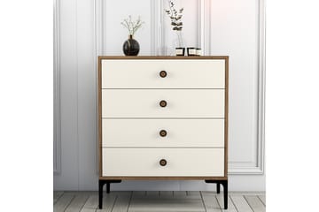 Byrå Ameias 76x90,7 cm Brun/Beige - Hanah Home - Förvaring - Förvaringsmöbler - Byrå - Hallbyrå