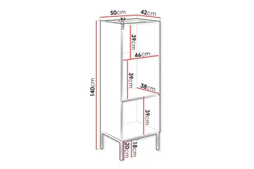 Amelus Byrå 50 cm - Cashmere - Förvaring - Förvaringsmöbler - Byrå