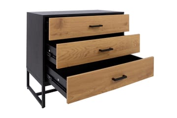 Amsterdam Byrå Ek/Svart - Förvaring - Förvaringsmöbler - Byrå