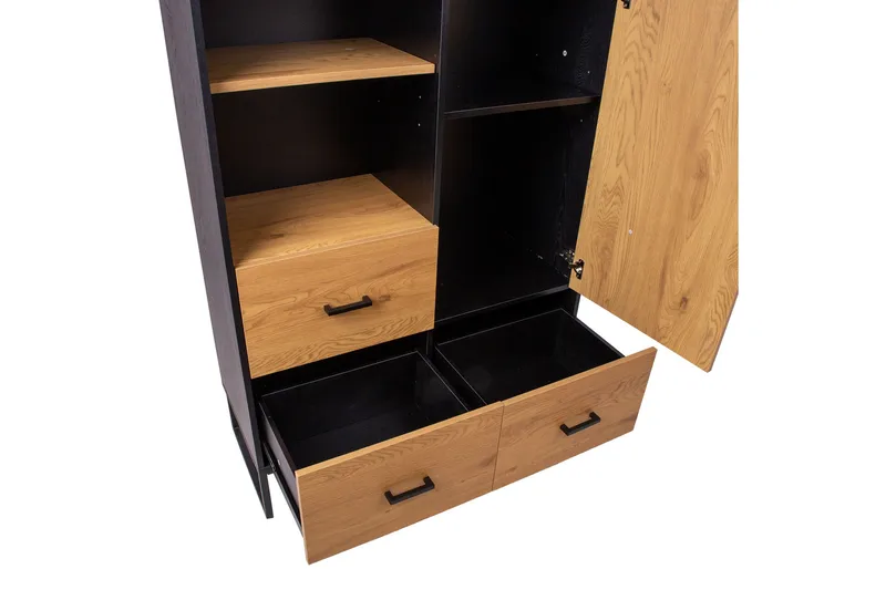 Amsterdam Byrå Ek/Svart - Förvaring - Förvaringsmöbler - Byrå