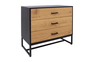 Amsterdam Byrå Ek/Svart - Förvaring - Förvaringsmöbler - Byrå