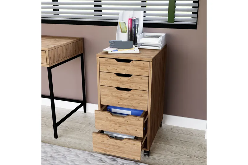 Atlas Byrå 40 cm - Brun - Förvaring - Förvaringsmöbler - Byrå