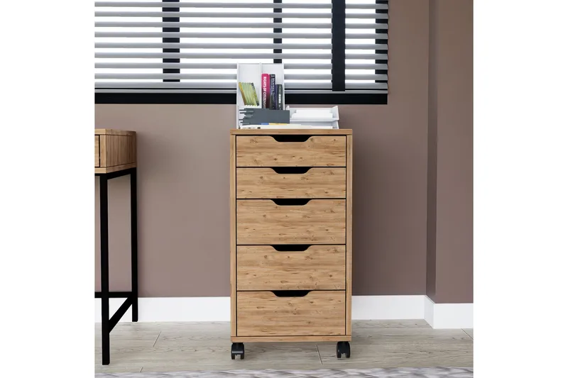 Atlas Byrå 40 cm - Brun - Förvaring - Förvaringsmöbler - Byrå