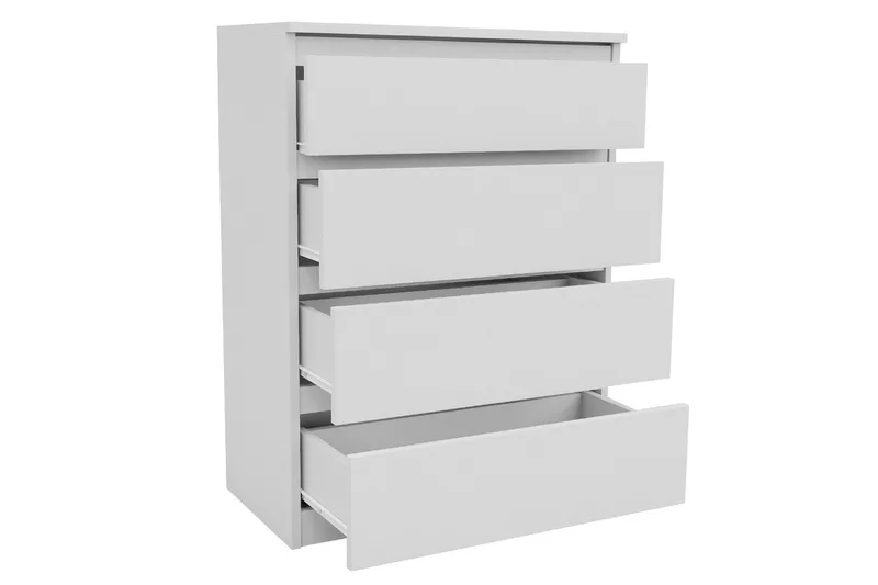 Basildon Byrå 70x40x97 cm - Vit - Förvaring - Förvaringsmöbler - Byrå