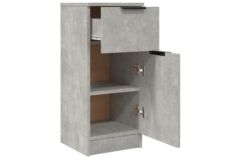beBasic Byrå betonggrå 30x30x70 cm konstruerat trä - Grey - Byrå - Hallbyrå - Hallförvaring