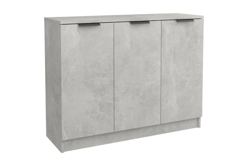 beBasic Byrå betonggrå 90,5x30x70 cm konstruerat trä - Grey - Byrå