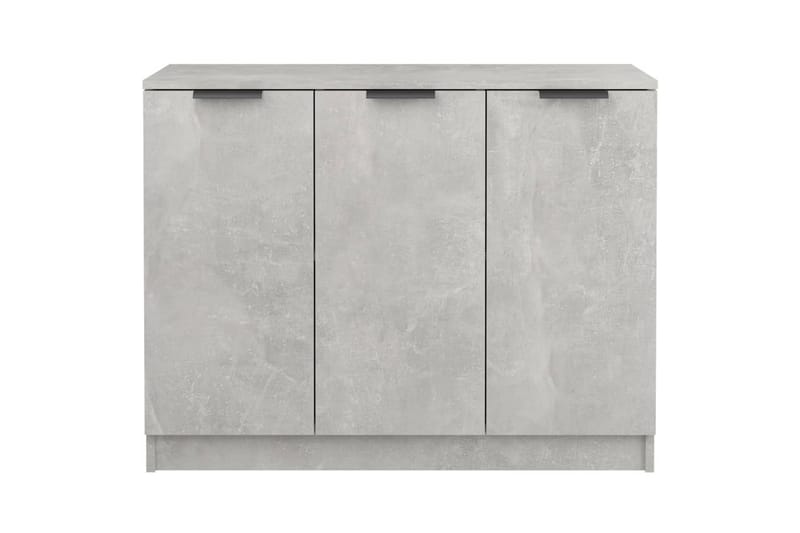 beBasic Byrå betonggrå 90,5x30x70 cm konstruerat trä - Grey - Byrå