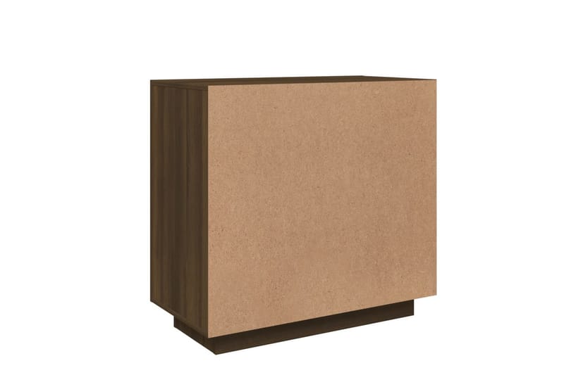 beBasic Byrå brun ek 80x40x75 cm konstruerat trä - Brown - Byrå - Hallbyrå - Hallförvaring